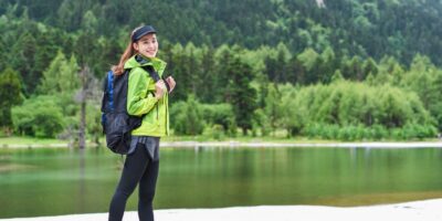 Travel backpack for women